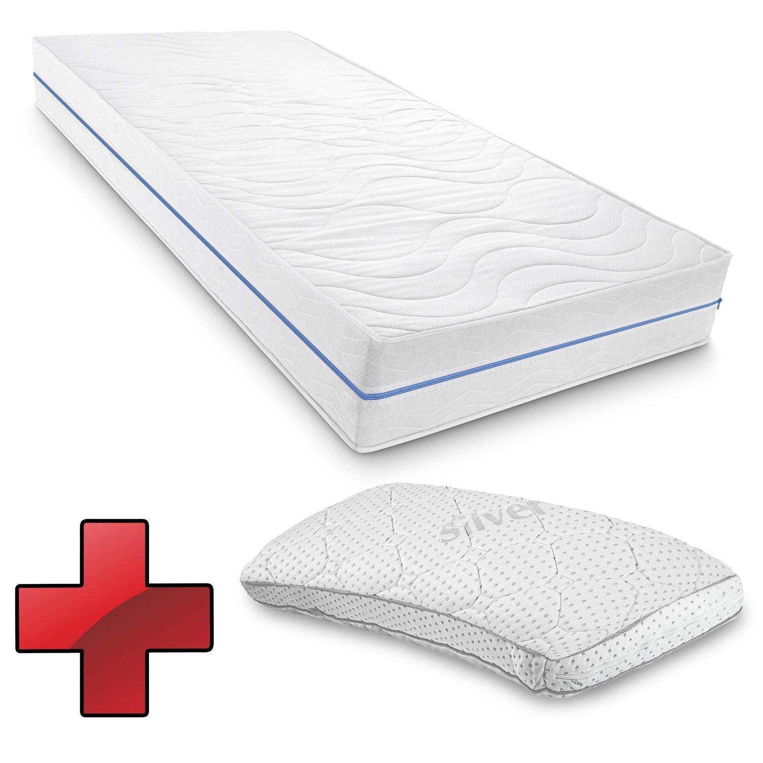 KALTSCHAUMMATRATZE Premium 80x200 cm - Weiß, Textil (80/200cm) - Supportho