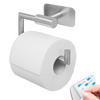 TOILETTENPAPIERHALTER PIAZZA TAPE, Edelstahl, matt - Edelstahlfarben, Metall (15/10.5/5.5cm) - bremermann