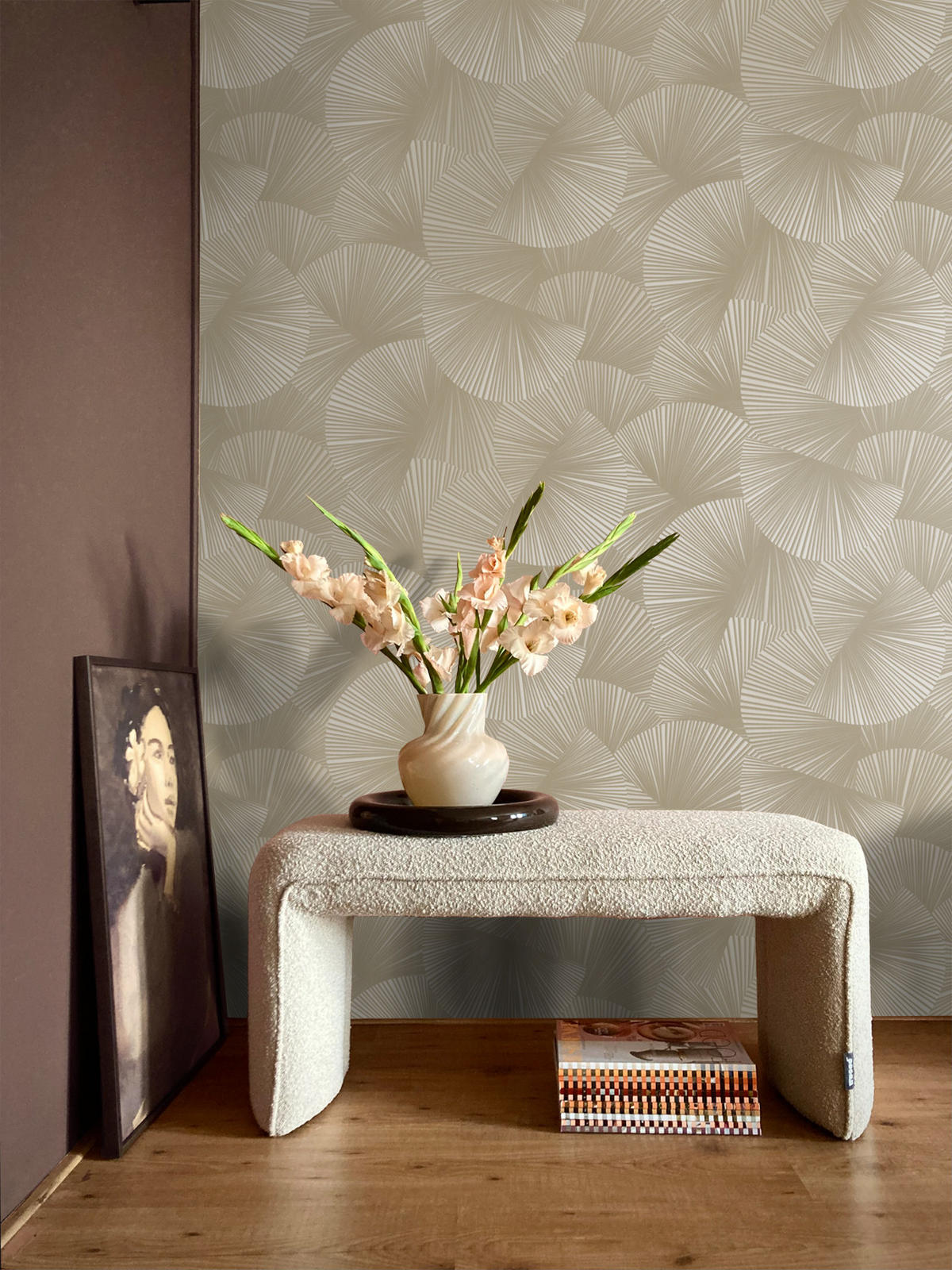 TAPETE 3D-Muster 0.53 x 10.05 m - Braun, Papier (53/1000cm) - Origin Wallcoverings