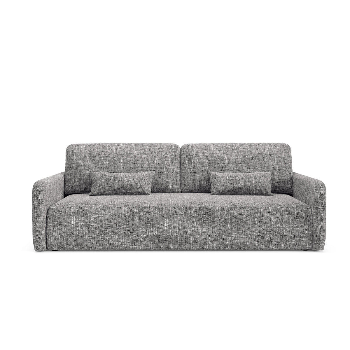 SOFA Lazare 3 Sitzplätze Grau - Grau, Holz (217/86/102cm) - Petits-meubles