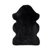 KUNSTFELL waschbar Schwarz Fox 60/90 cm - Schwarz, Textil (60/90cm) - Atticgo