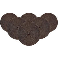 PLATZMATTEN Looma Braun ø 36 cm 6er Set - Braun, Kunststoff (36cm) - Ritzenhoff Breker