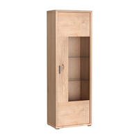 VITRINE Grande G-4 68 x 200 x 40,5 cm Eiche Cremona - Beige, Holzwerkstoff (68/200/40.5cm) - Koseto