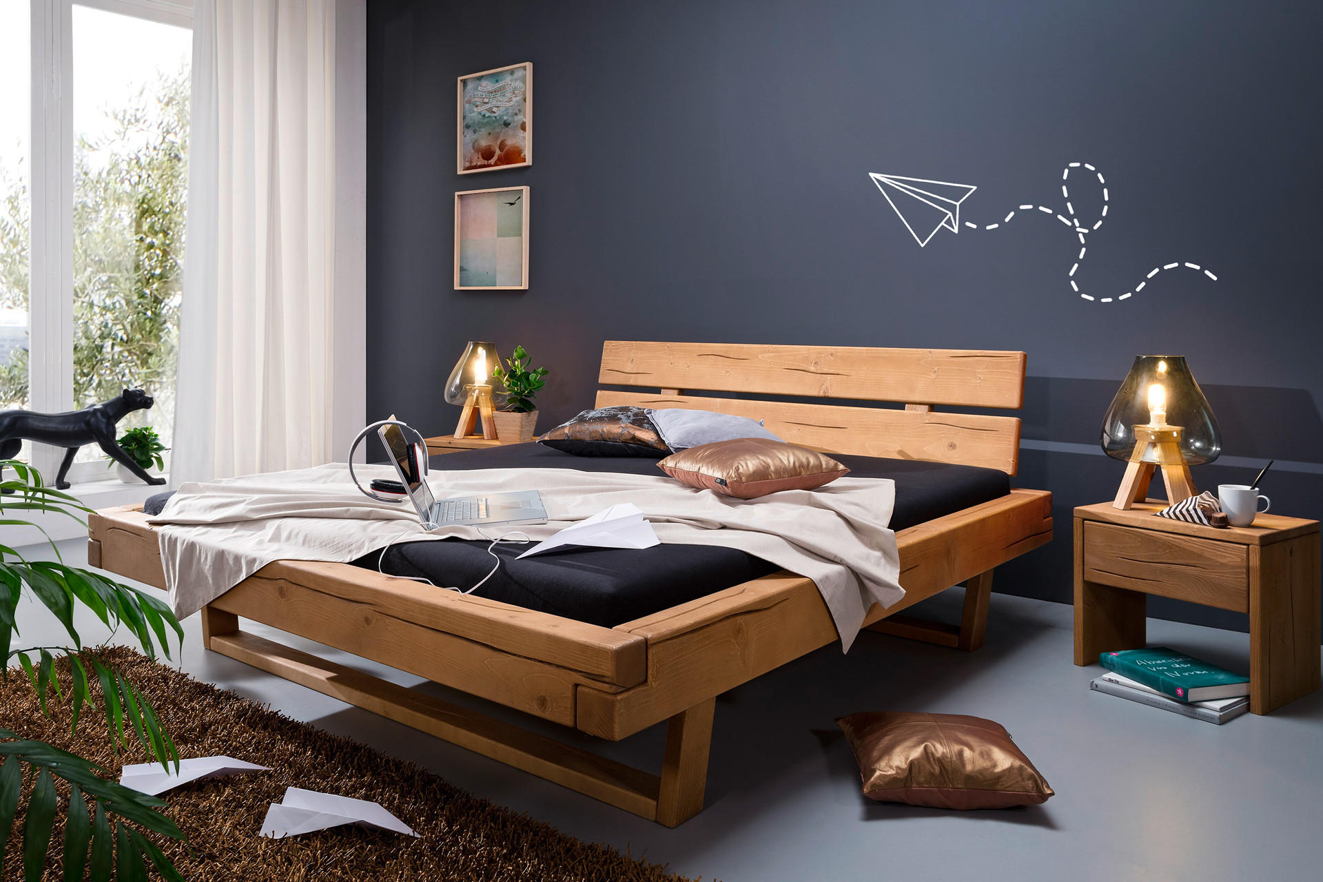 Holzschlafzimmer aus Kiefer