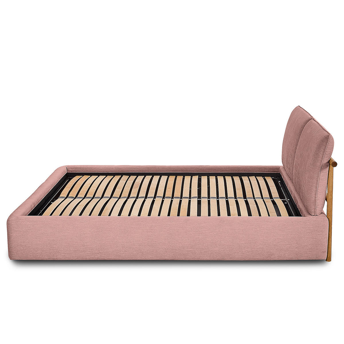 POLSTERBETT - Mauve, Textil (200/200cm) - home24