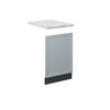 FRONTBLENDE Fame-Line Hellblau-grau 45 cm, AP Marmor - Anthrazit/Blaugrau, Holzwerkstoff (45/67.4/1.6cm) - Vicco