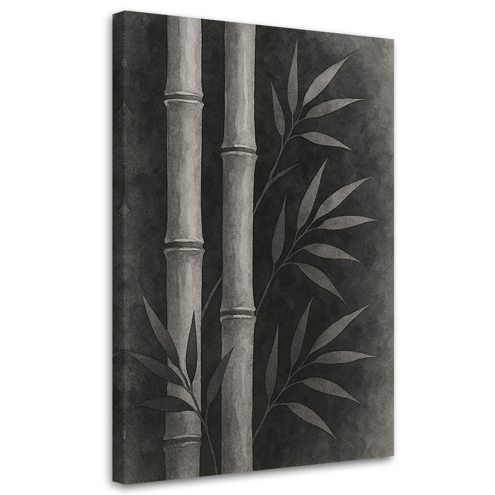 Feeby Leinwandbild Grau 70x100 cm