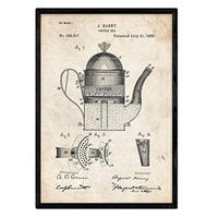 POSTER Kaffee Patent 1 A3 Rahmenlos - Klar, Papier (29.7/5/42cm) - Nacnic