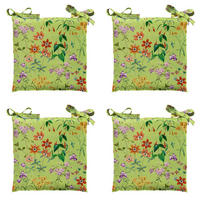 SITZKISSEN Milly 46/46 cm 4er-Set - Grün, Textil (46/8/46cm) - Madison