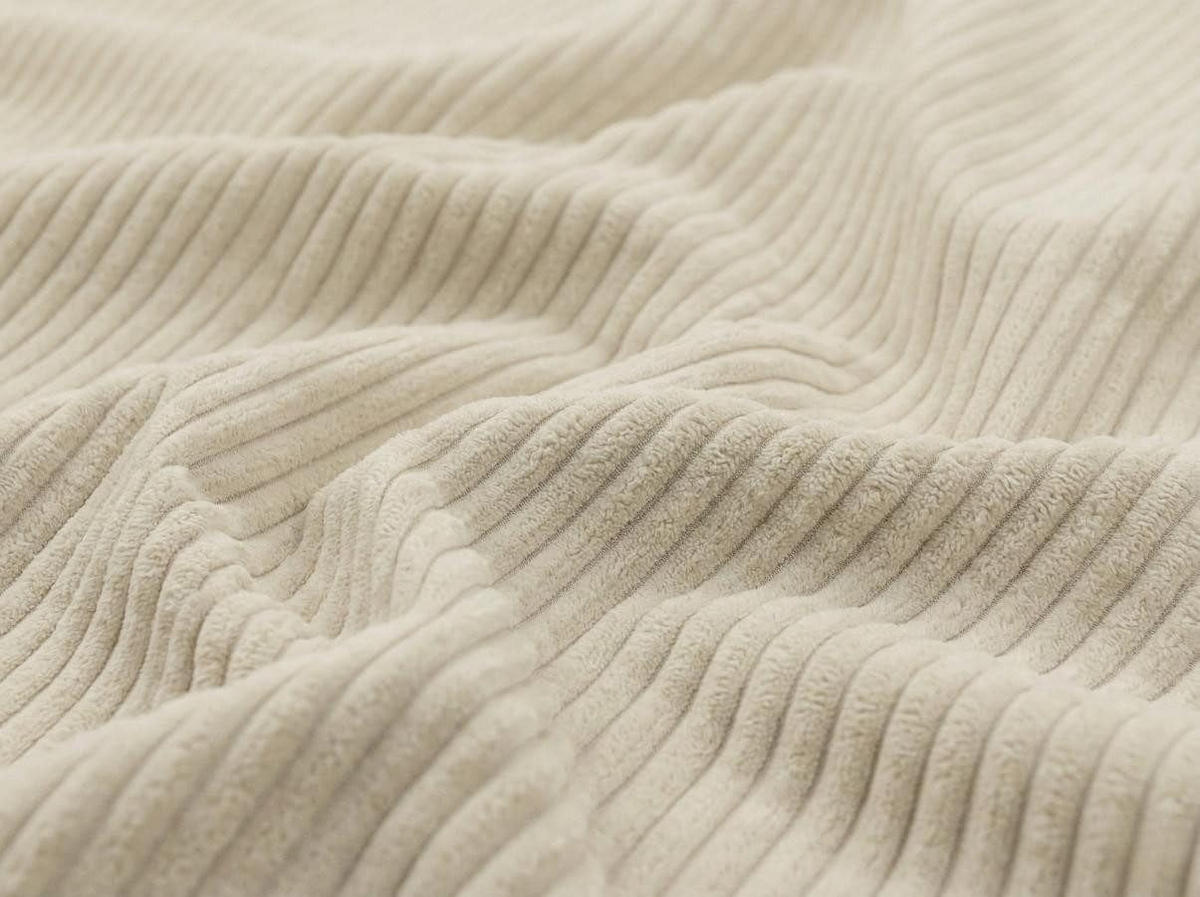 BIG-SOFA Monte Beige Rechts - Beige, Textil (244/85/200cm) - B&B Home
