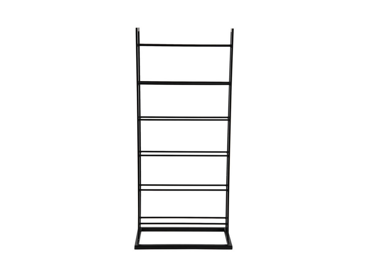 WEINREGAL Single Floor 38/20/84 cm - Schwarz, Metall (20/84/38cm) - Present Time
