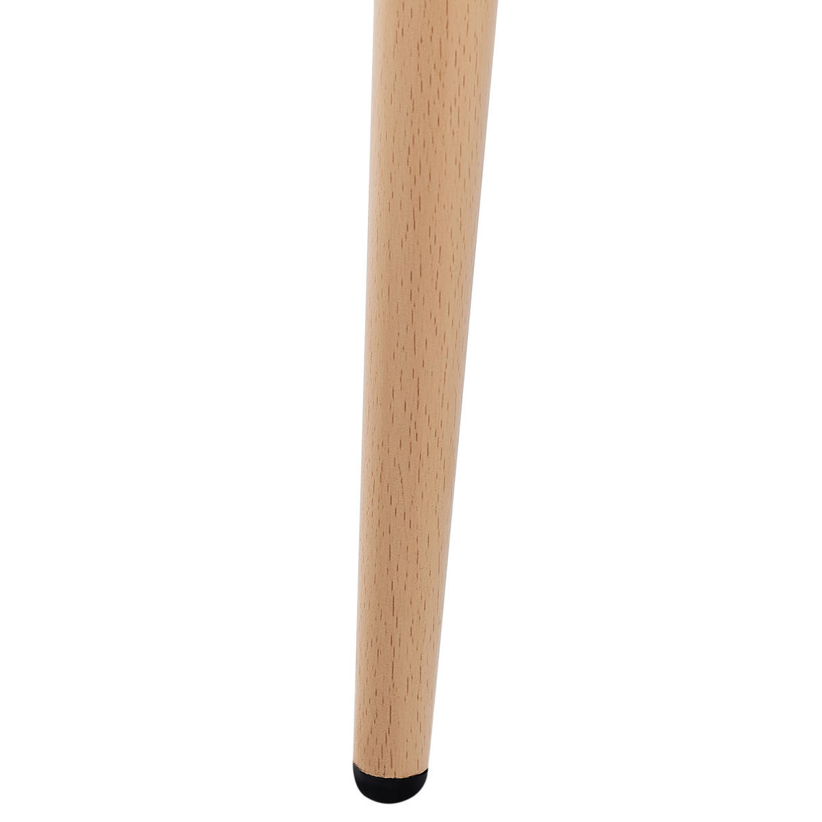 ESSZIMMERSTUHL 4er-Set Schwarz Millers - Schwarz/Braun, Kunststoff (55/82/60cm) - Beliani