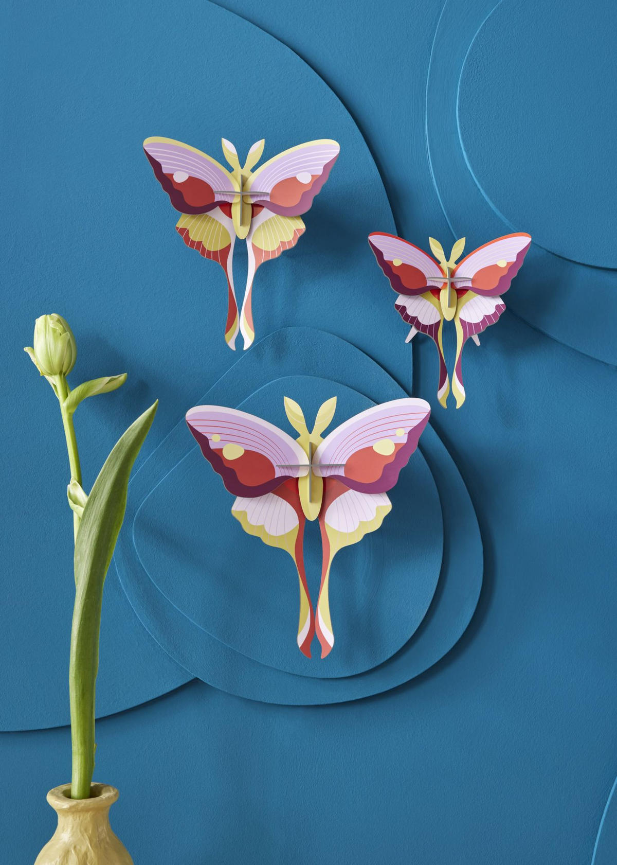 WANDDEKO Ätherisches Harmonie 8/20.5 cm - Multicolor, Wellpappe (8/20.5/19cm) - KUNSTLOFT