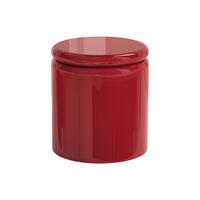 BEISTELLTISCH - 40 cmcm x 40 cmcm - Holz, Platte - Rot - AMOFA - Rot, Holz (40/40/42.5cm) - Vente-Unique