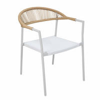 GARTENSTÜHL, Weiß - Weiß, Textil (61/75/55cm) - Oviala