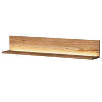 WANDREGAL Wild-/Zerreiche 115x17x19 natur geölt MONTREUX LUX #122 - Naturfarben, Holz (165/19/17cm) - Massivmoebel24