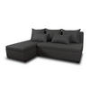 ECKSOFA Pono - Dunkelgrau, Holz/Textil (205/142cm) - Sofnet