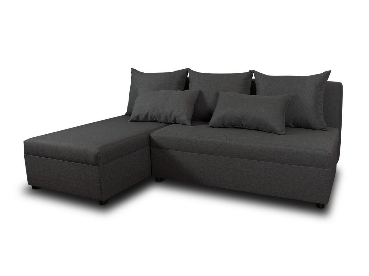 ECKSOFA Pono - Dunkelgrau, Holz/Textil (205/142cm) - Sofnet