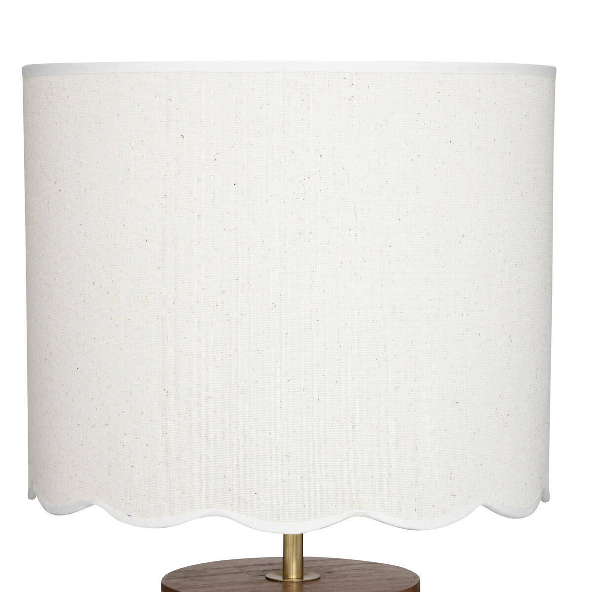 TISCHLAMPE Vania Holzsockel Ø 28 cm - Braun, Holz (28/28/50cm) - Atmosphera Createur d´interieur