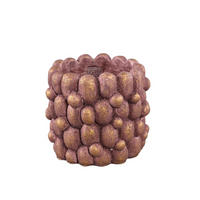 TOPF Stenley Braun 22/22/19cm - Braun, Stein (19cm) - PTMD Collection