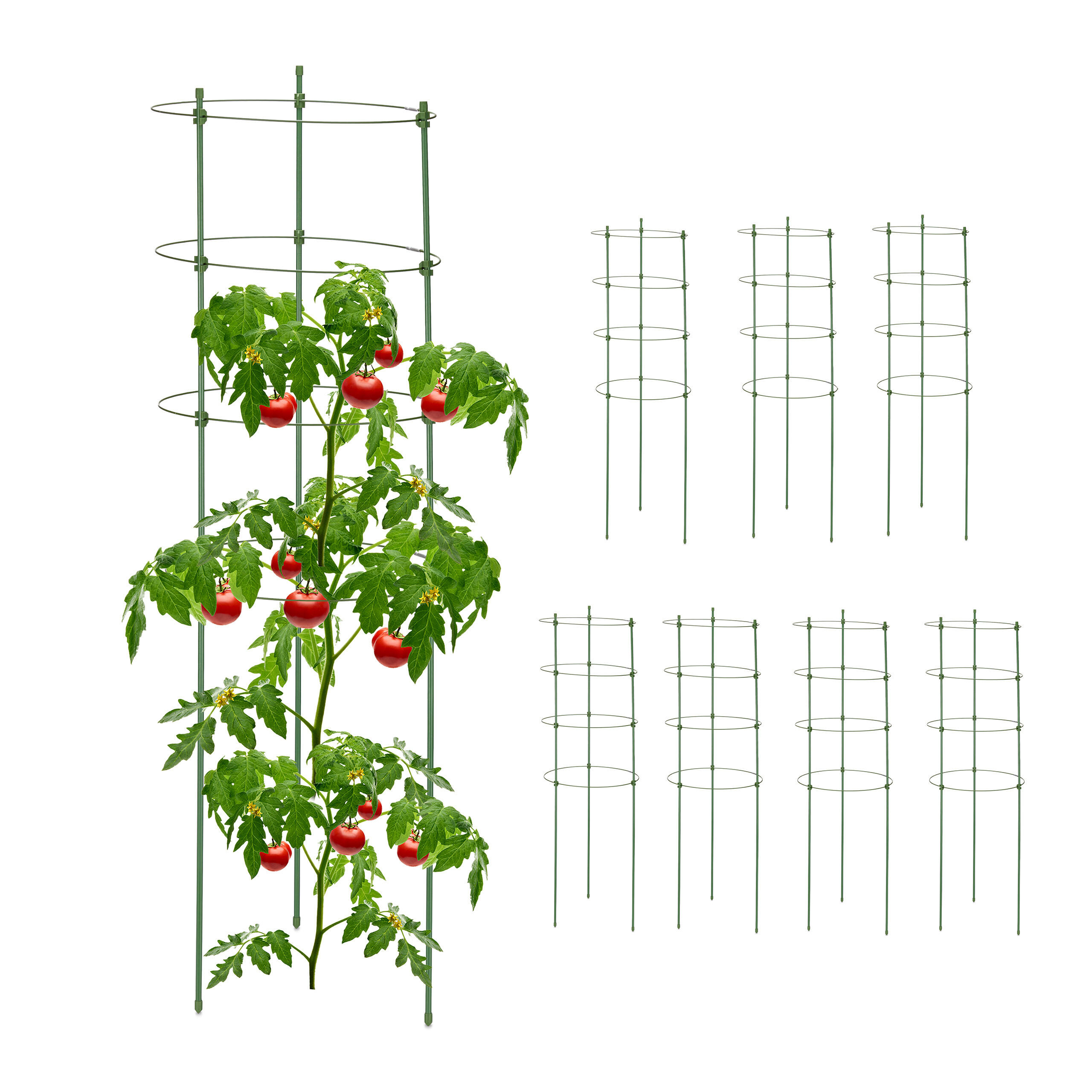 8XRANKHILFE - Grün, Kunststoff/Metall (28/90/28cm) - Relaxdays
