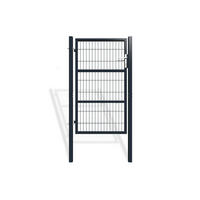 ZAUNTOR Razo grau 1m H.160cm Metall - Grau, Metall (106/166cm) - Casanoov
