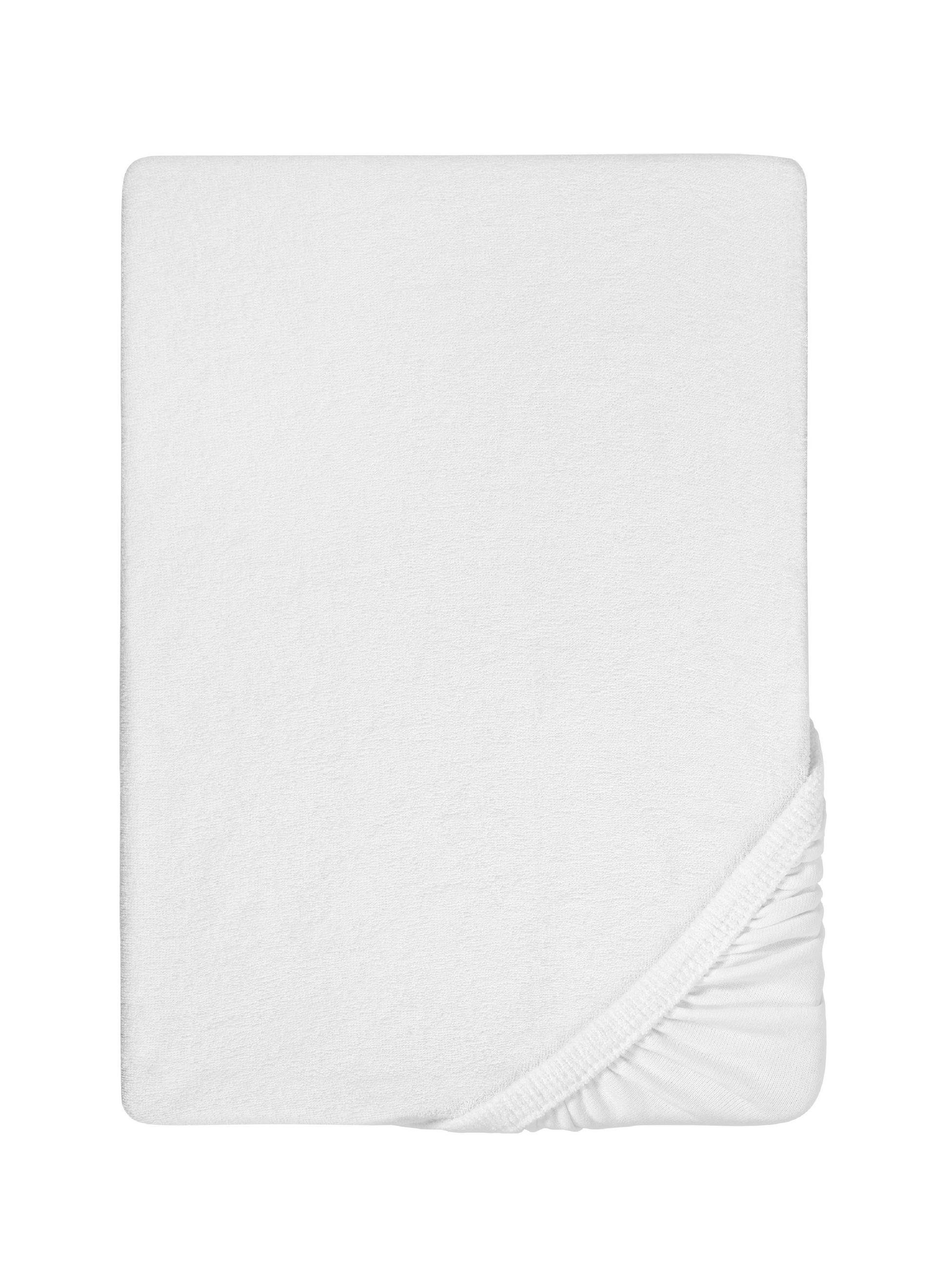 biberna Spannbetttuch Weiß 100x200 cm