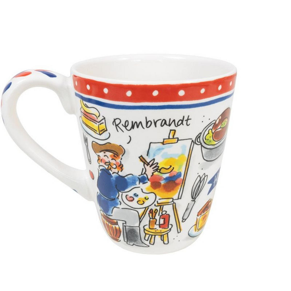 BECHER Holland in Bunt - 350 ml - Multicolor, Keramik (0.35L) - Blond Amsterdam