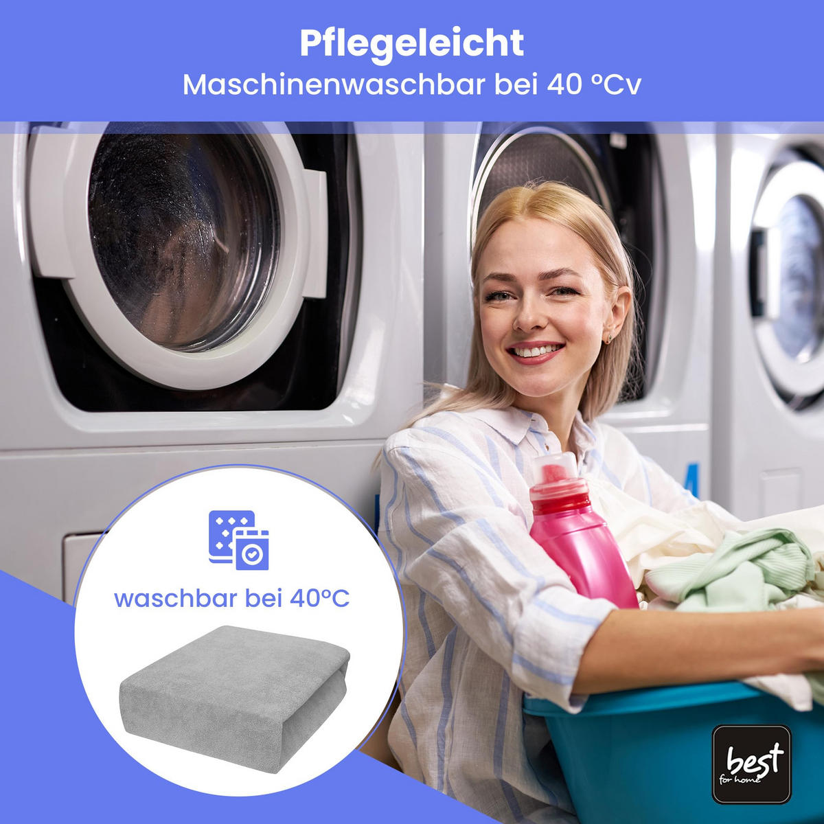 SPANNBETTLAKEN 160/200 cm, Frottee Elastisch 100 % Baumwolle Silber - Grau, Textil (160/200cm) - Best For Home