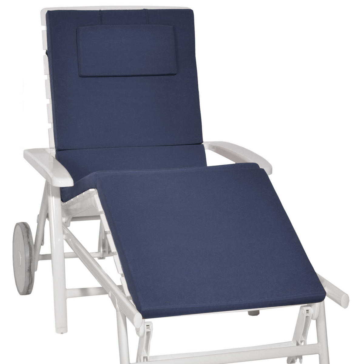 ROLLLIEGENAUFLAGE Loft RL 200/60/5 cm Dunkelblau - Dunkelblau, Textil (60/5/200cm) - Beautissu 