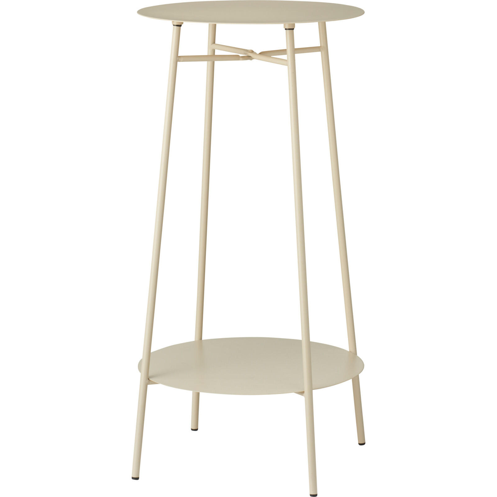 BEISTELLTISCH Reni Beige 35/35/60 cm - Beige, Metall (35/35/60cm) - Home Styling Collection