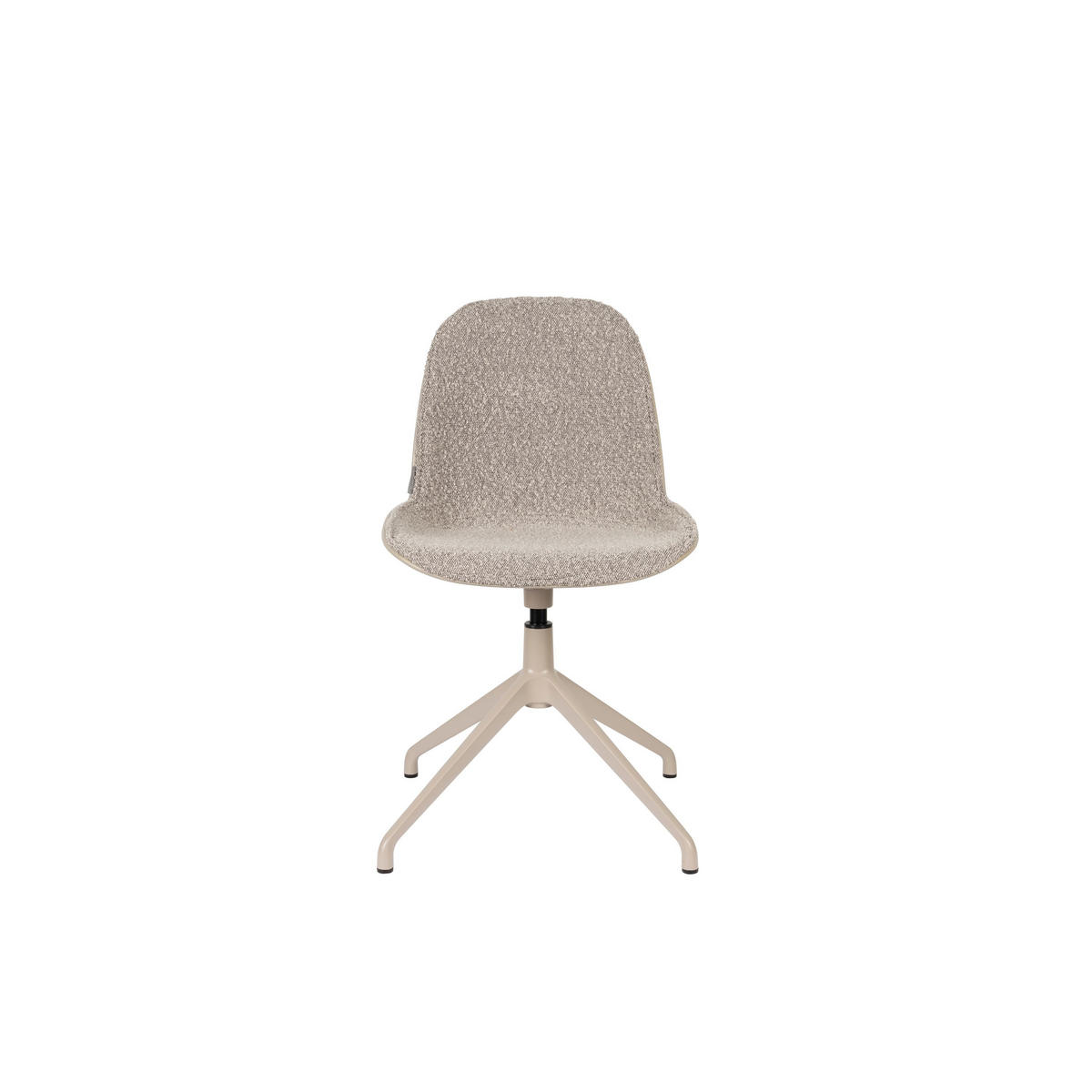 ESSZIMMERSTUHL Albert Kuip Swivel Taupe - 2 er Set - Taupe, Textil (45/83.6/52cm) - Zuiver