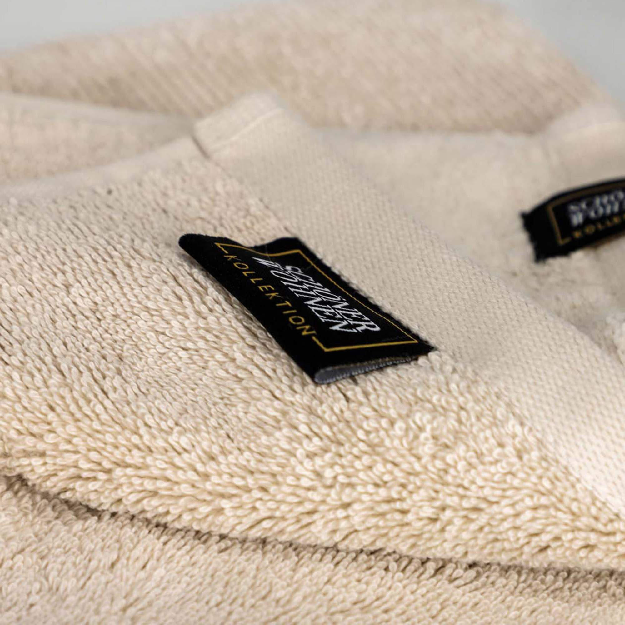 HANDTUCH AUS 100 % BAUMWOLLE SENSE 2ER SET - Beige, Textil (50/100cm) - Schöner Wohnen