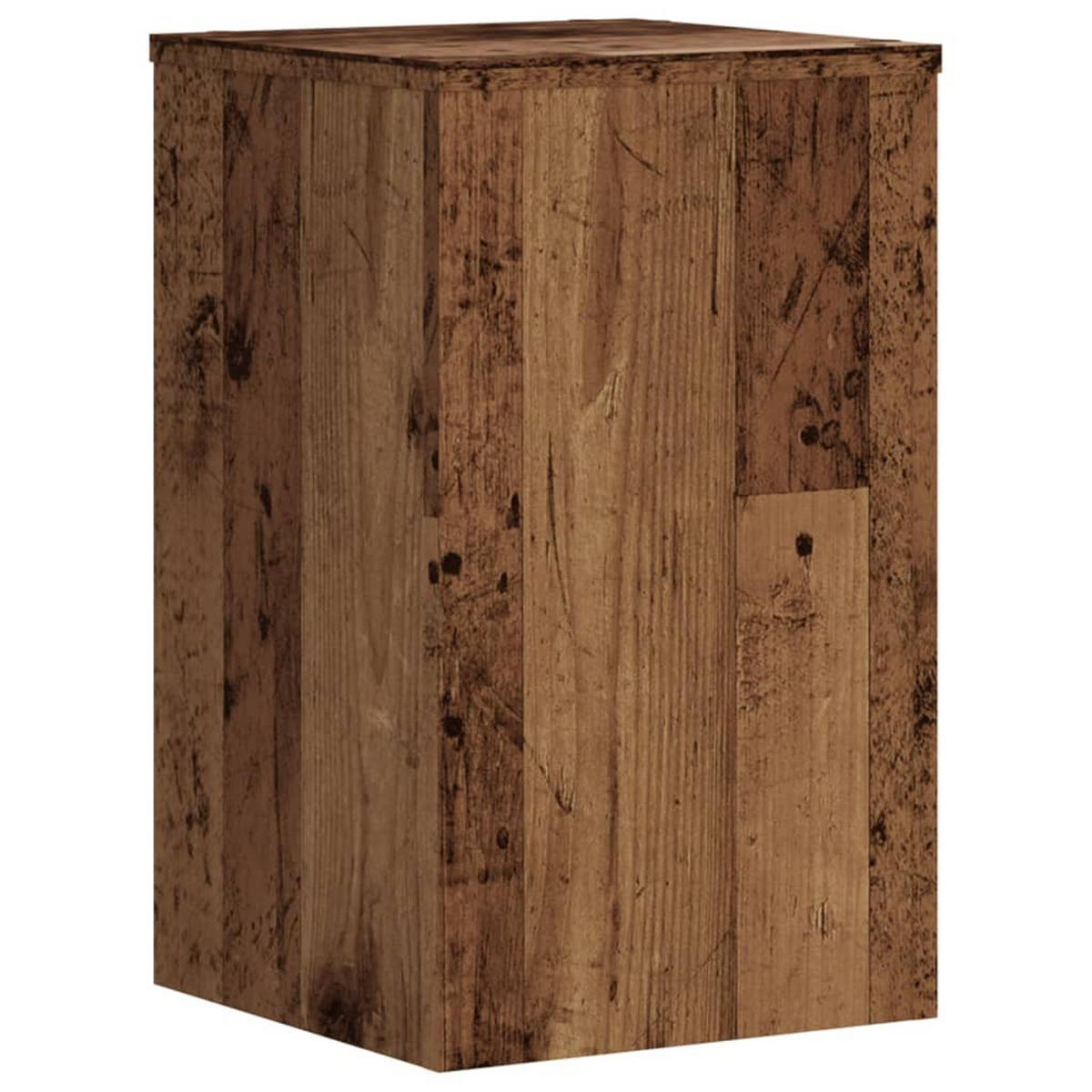 PFLANZENSTÄNDER 2er Set Altholz-Optik 30/30/50 Cm Holzwerkstoff - Braun, Holzwerkstoff (30/50/30cm) - vidaXL