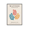 POSTER mit Rahmen Vitor Costa - Matisse floral Poster 3 - Multicolor/Schwarz, Holz/Papier (50/70cm) - Poster&Frame
