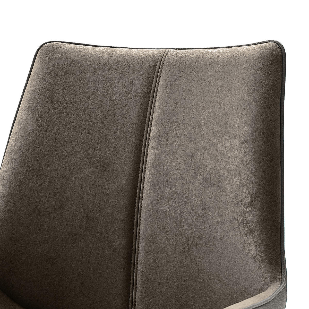 FREISCHWINGER - 2er-Set - Kunstleder - Grau, Kunststoff/Textil (54/89/60cm) - home24
