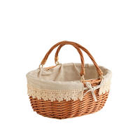 KORB MIT HENKEL Estray - Braun, Naturmaterialien (23/24/31cm) - home&you