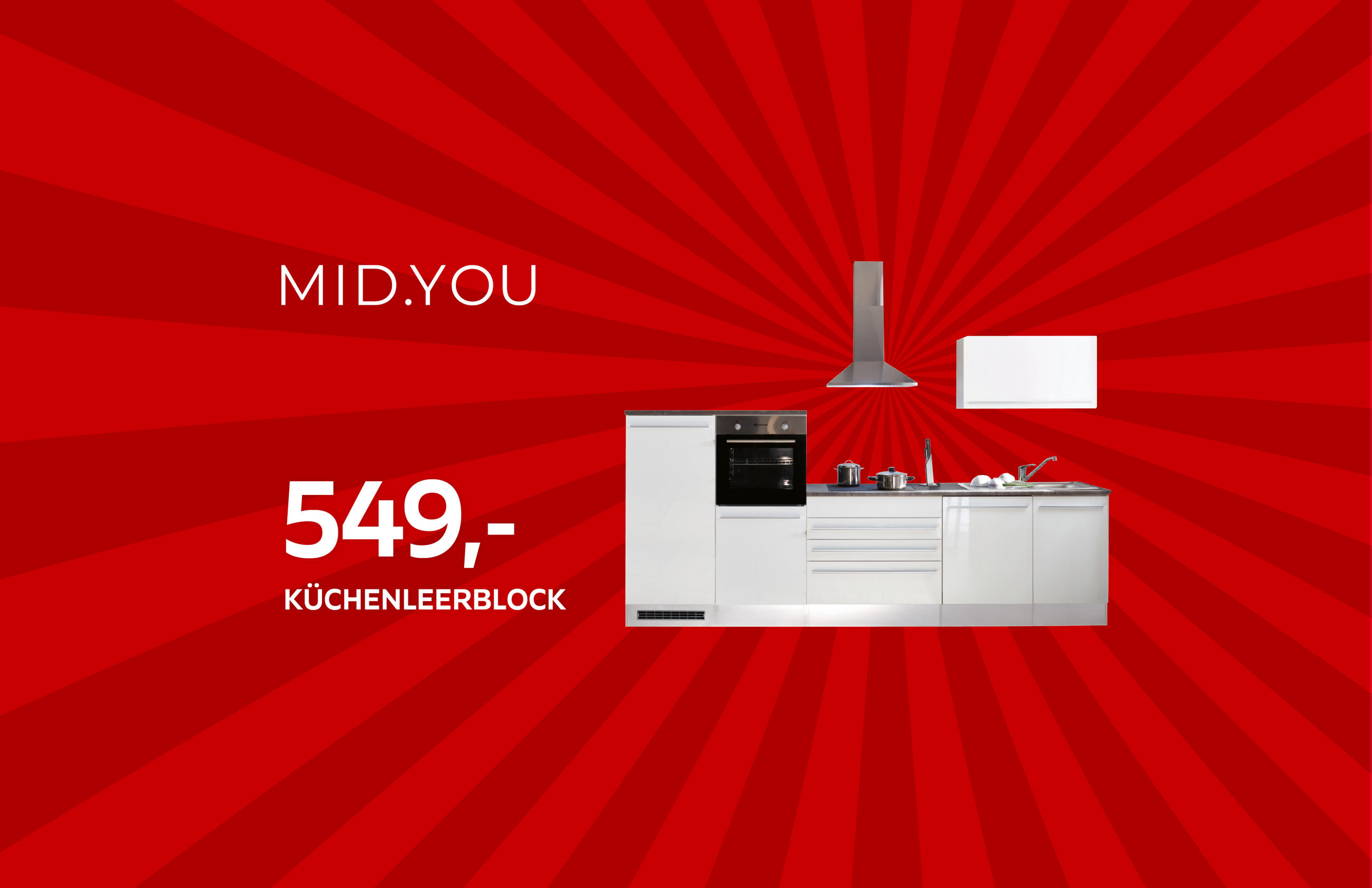 MID.YOU KÜCHENBLOCK 549,-