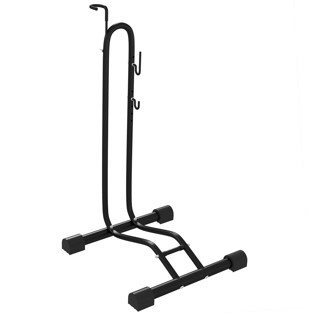 FAHRRADSTÄNDER vertikal und horizontaler Radständer für 700c Fahrräder - Schwarz, Metall (44/118/45cm)
