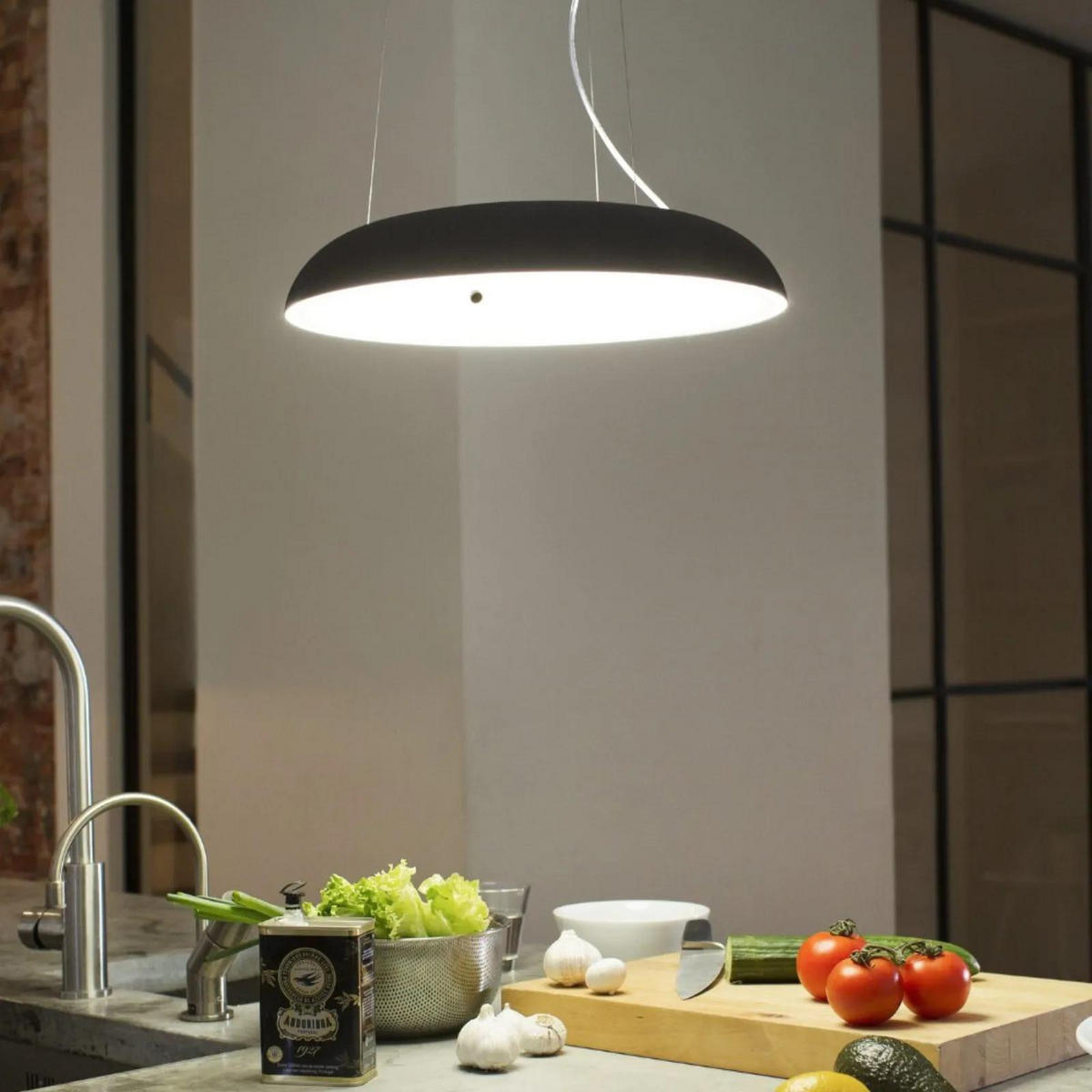 PENDELLEUCHTE Amaze Schwarz - Schwarz, Kunststoff (21.7/21.7/13.1cm) - Philips HUE