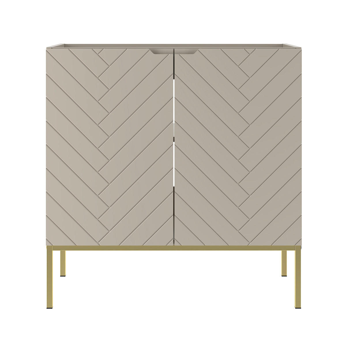 PODUMIVALNIŠKA OMARICA 80cm Daria Kašmir - bež, leseni material (80/82/45.8cm) - Petits-meubles