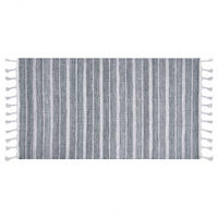 OUTDOOR-TEPPICH Bademli 150/80 cm - Grau, Kunststoff (80/150cm) - Beliani