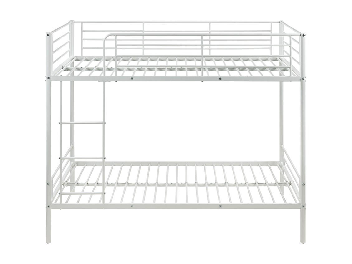 ETAGENBETT - 2 Personen - Metall - Weiß - - Weiß, Metall (90/190cm) - Vente-Unique