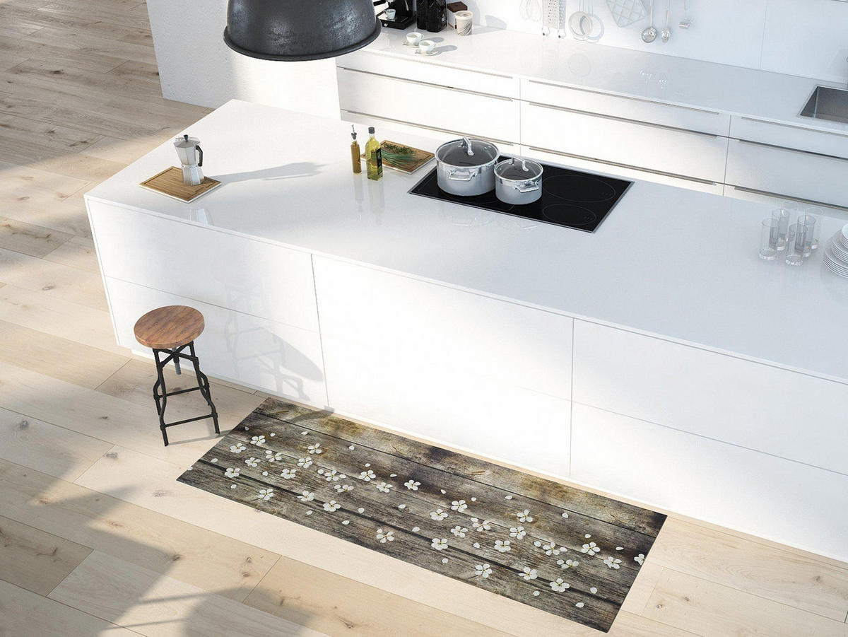 VINYL-KÜCHENTEPPICH Marrone Sprinty 52/100 cm - Braun, Kunststoff/Textil (52/100cm) - Atticgo