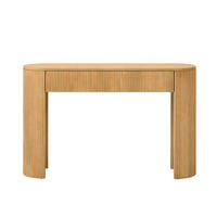 KONSOLENTISCH 120/33/76 cm natur aus MDF mit 2 Schubladen - Naturfarben, Holzwerkstoff (120/33/76cm) - OKWISH