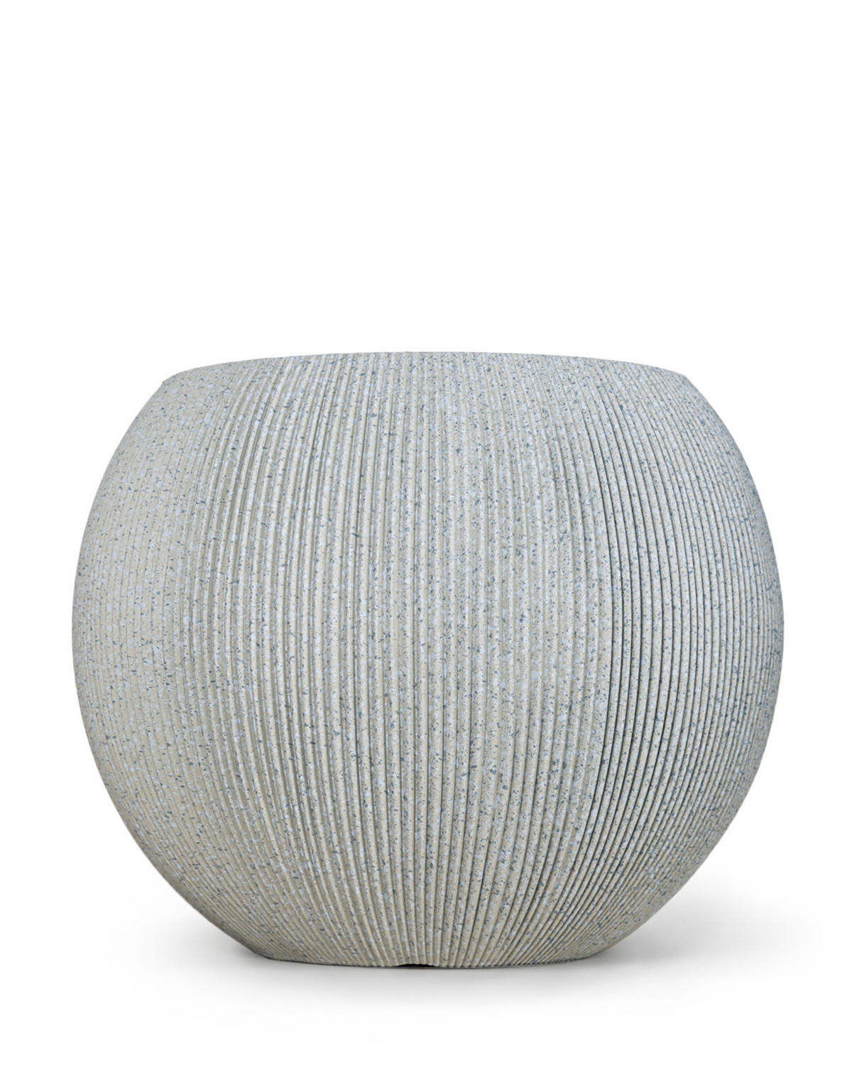 BLUMENTOPF Grau ROTONDO M 37x37x30 cm - Grau, Kunststoff (30cm) - Mazovia