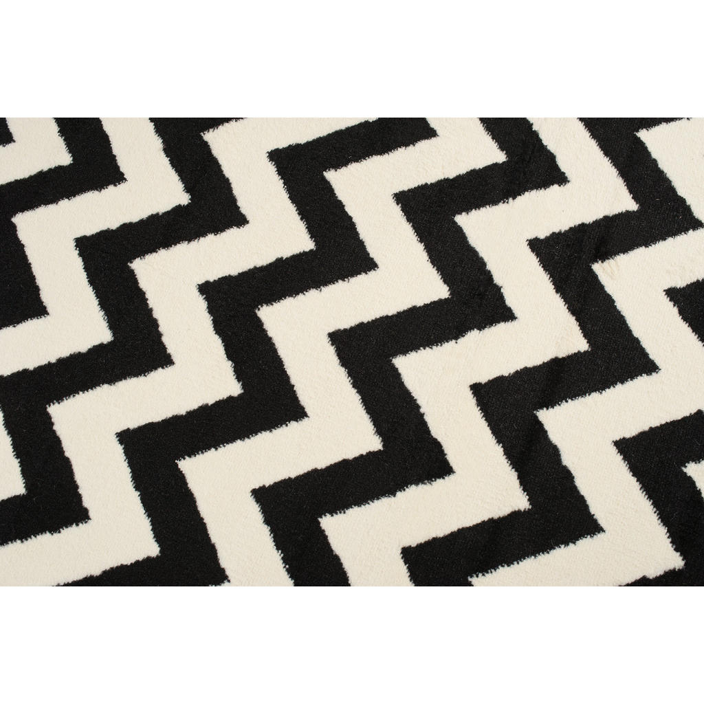 Thumbnail - Tapiso Teppich, Schwarz, Weiß, Textil, 80x150 cm, in verschiedenen Größen erhältlich, pflegeleicht, Teppiche & Böden, Te...