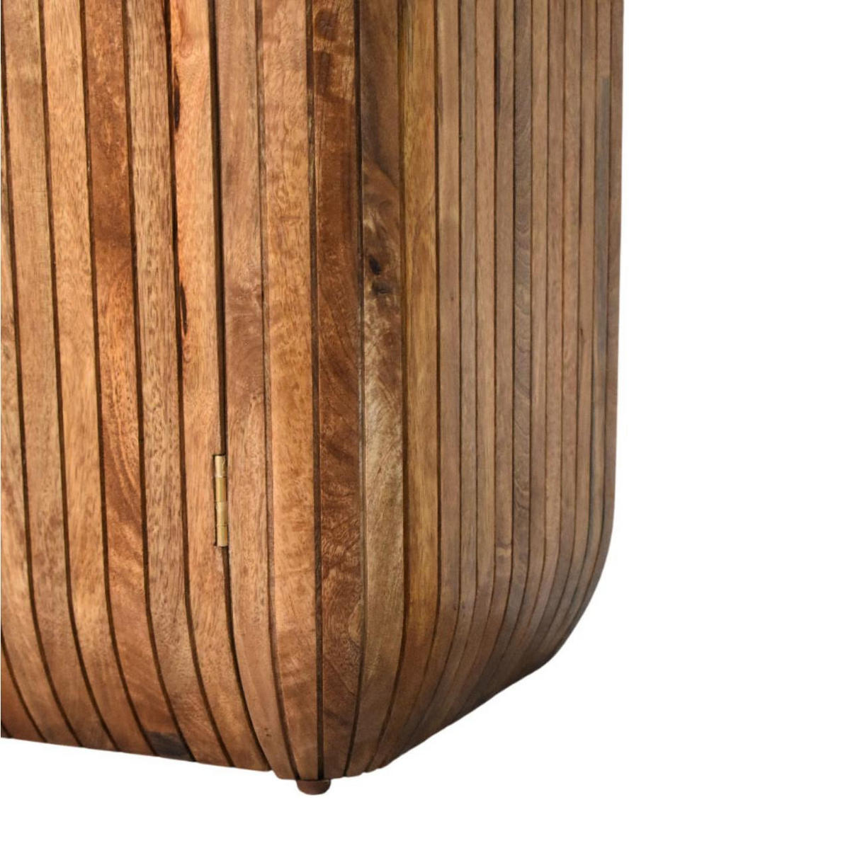 SCHRANK mit Golden-Teak-Finish, 2 Türen, 2 Innenablagen, geröstetes Braun - Braun, Holz (75/80/35cm) - Artisan Furniture