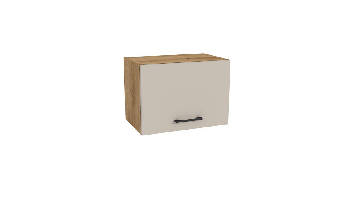 KÜCHENZEILE 170 cm mit Arbeitsplatte - SIMPLY Z7 - in Kaschmir Matt / Eiche - Kaschmir/Eichefarben, Holz/Holzwerkstoff (170/212/53cm)