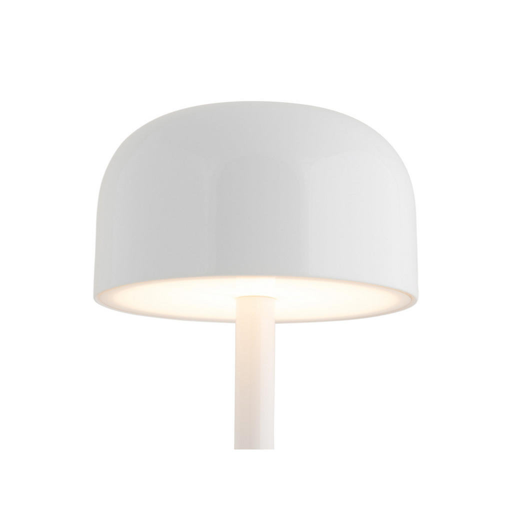Thumbnail - Leitmotiv Tischlampe, Weiß, Metall, Rund, 12.5x24.5x12.5 cm, CE, Lampen & Leuchten, Innenbeleuchtung, Tischlampen, Tisch...